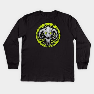 Monster in the dark Kids Long Sleeve T-Shirt